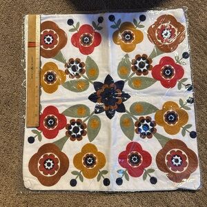 Pair of Hand Needlepoint Floral Pillow Covers! 🌺